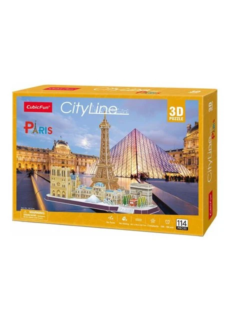 Конструктор 3D Cubic Fun City Line Paris (MC254h) CubicFun (369940973)