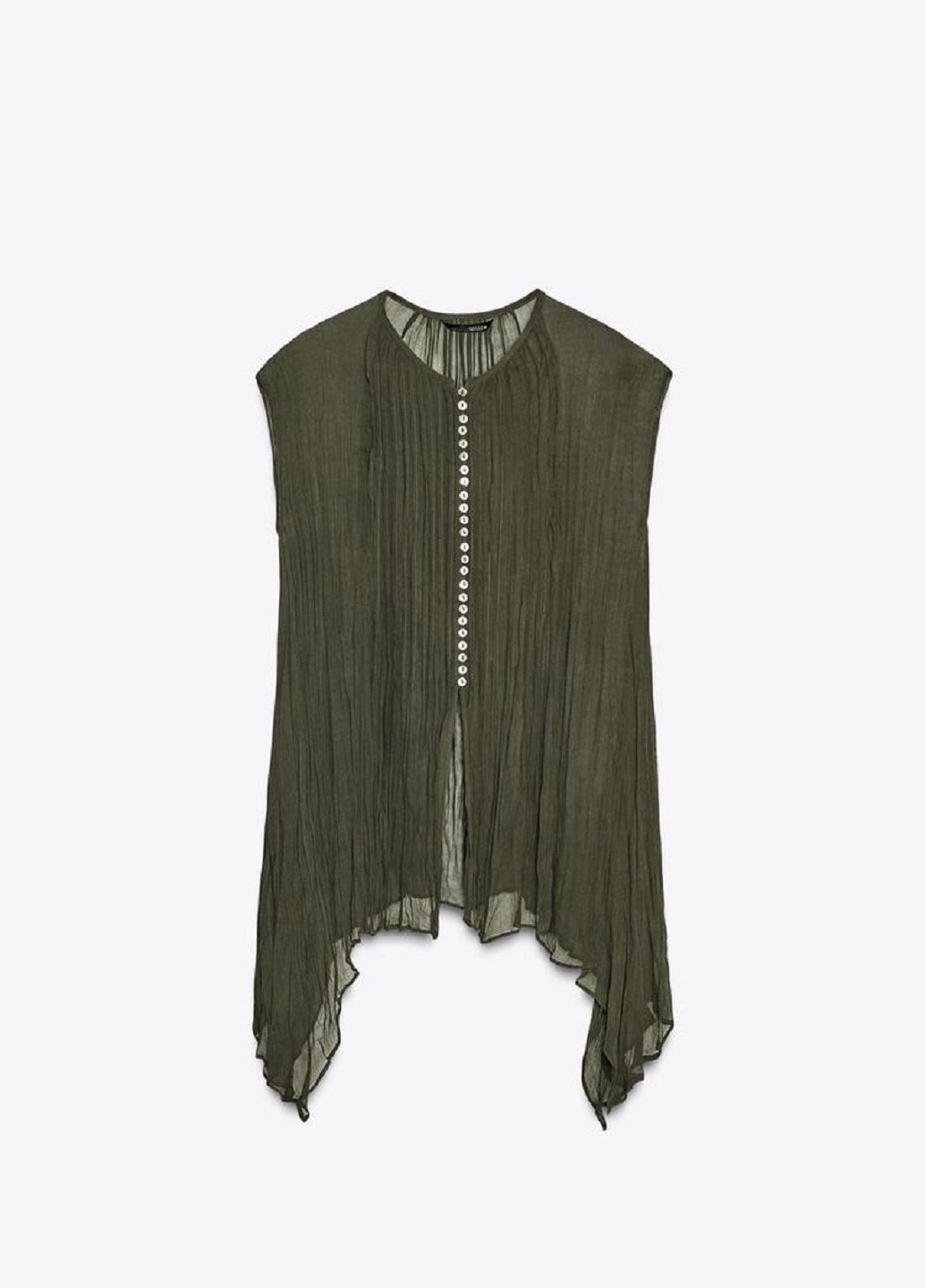 Хаки блуза Zara