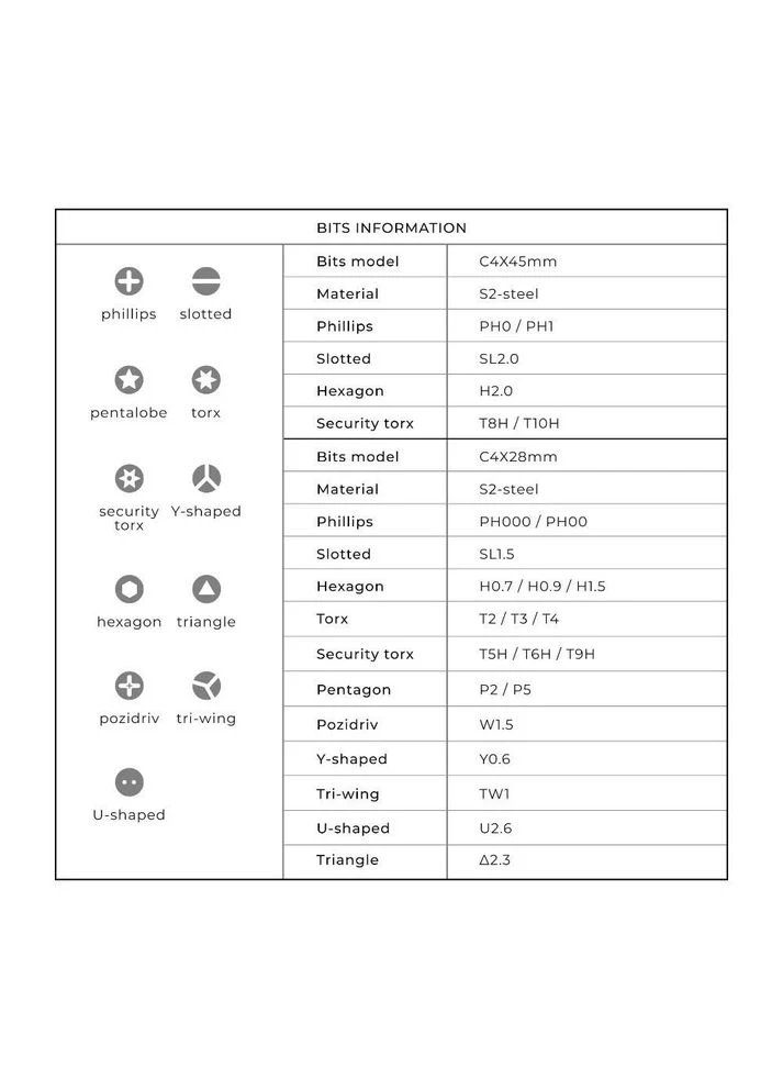 Набір інструментів Precision Screwdriver Kit Pro (QWLSD012) [105663] HOTO (399211673)
