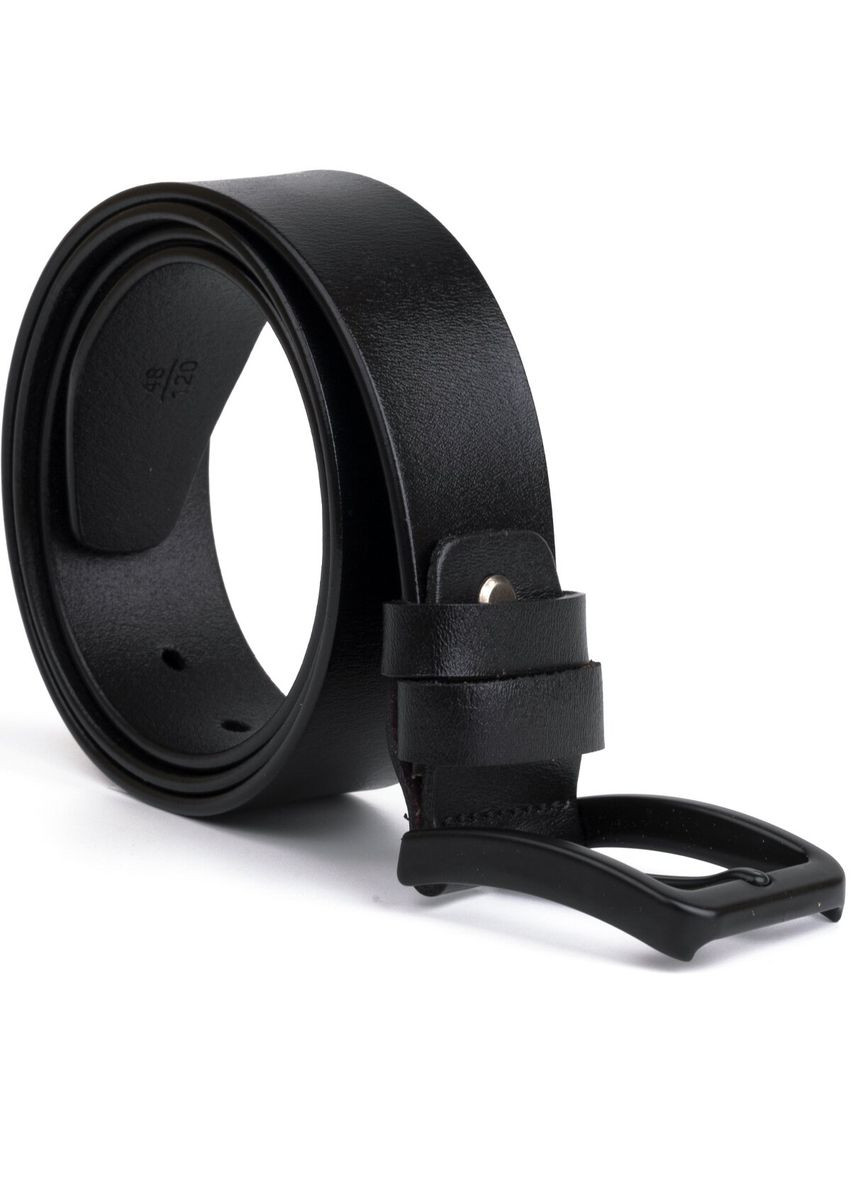 Мужской ремень кожаный classic 20222 Черный Vintage (302972157)