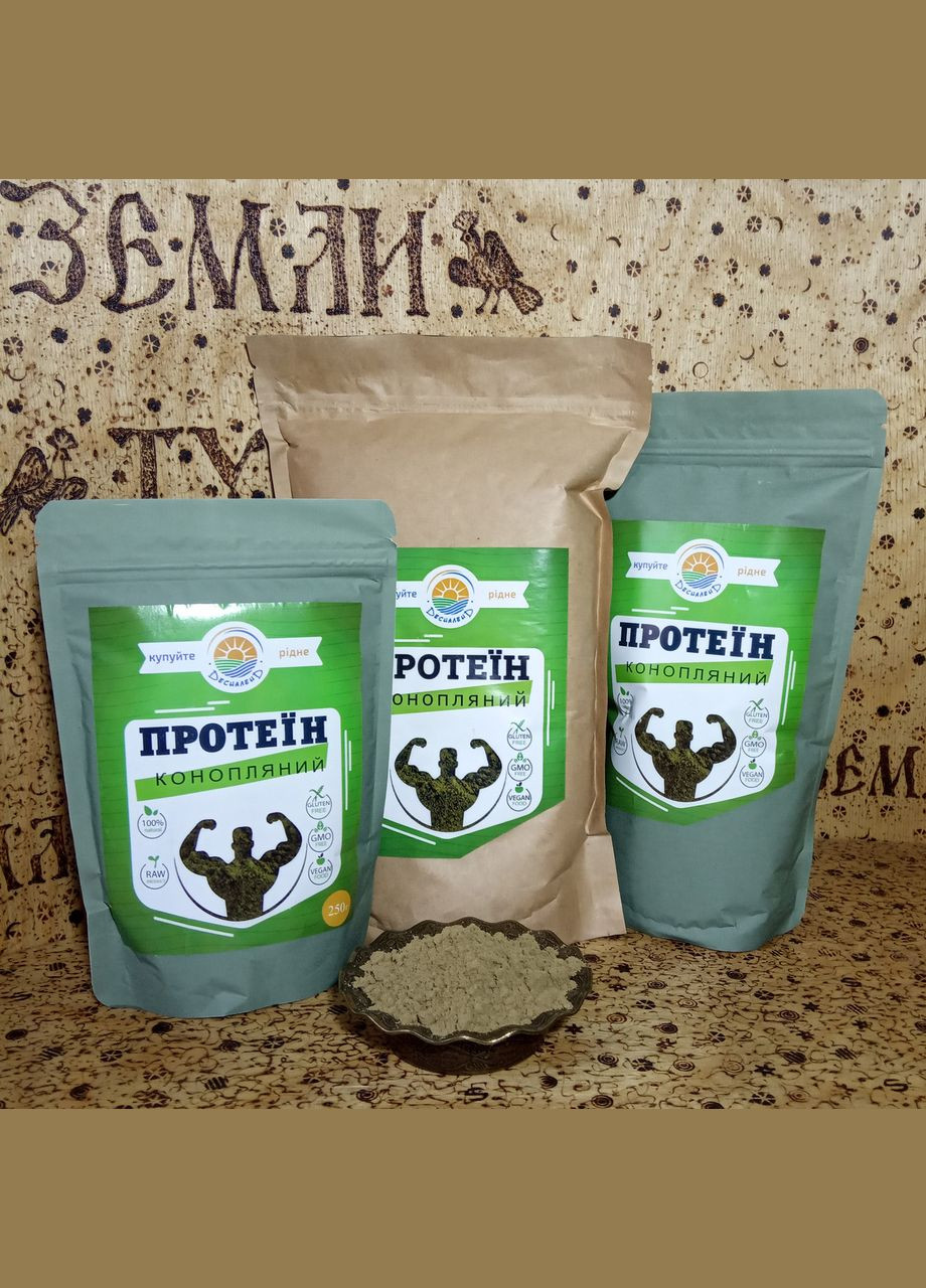 Конопляный протеин с шоколадным вкусом 250 г Десналенд (314711240)