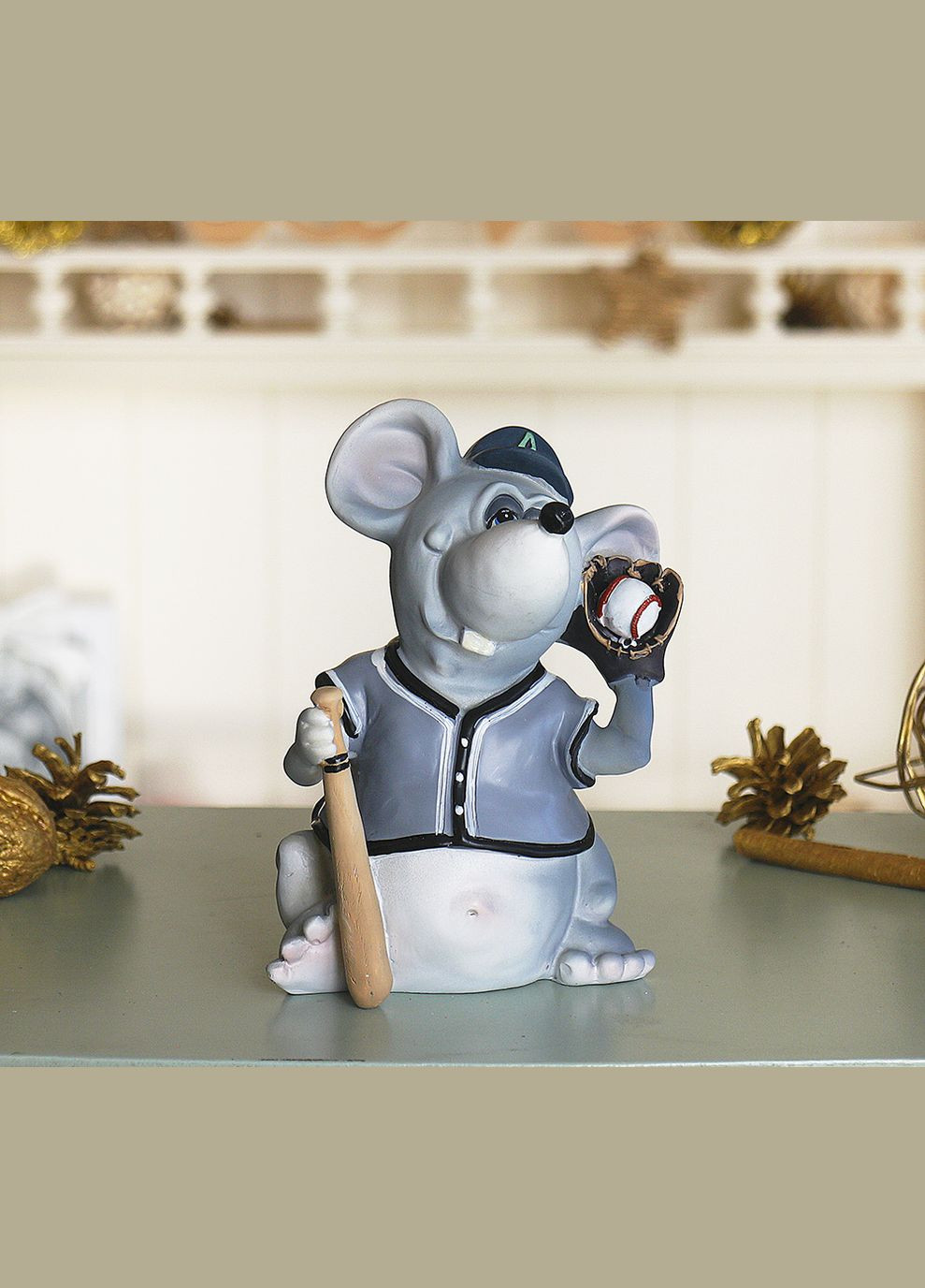 Скарбничка мишка бейсбол 11*15*10 см (026 A 063B) Гранд Презент (282743574)