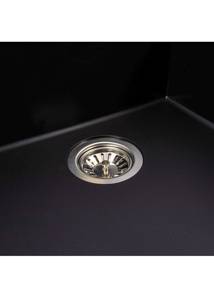 Комплект: Мийка гранітна 5050 GALAX + Змішувач Q411MB + Сифон Valeso (353746836)