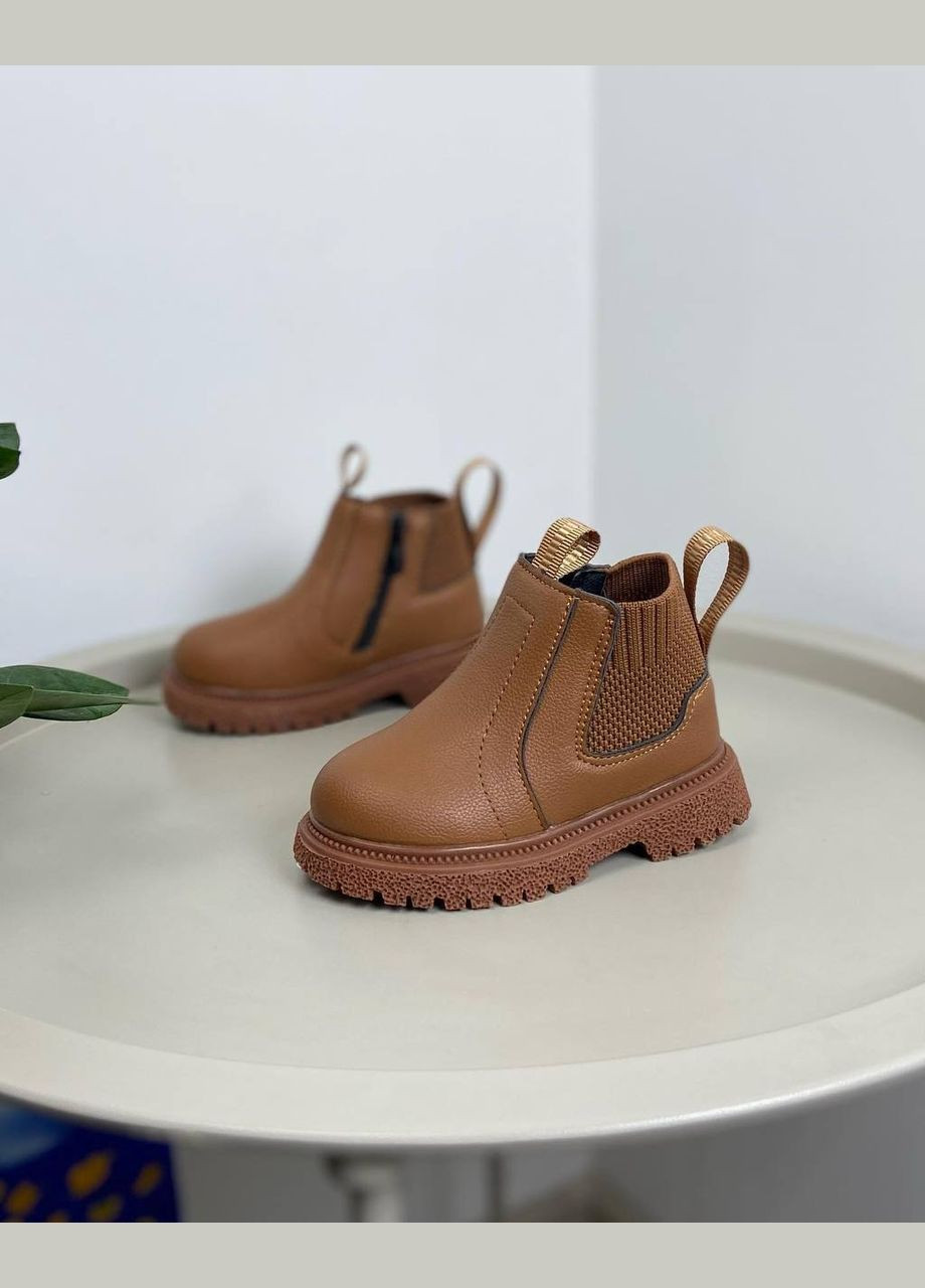 Коричневые праздничные, классические, повседневные, кэжуал, джинсовые, вечерние осенние детские ботинки осенние коричневые 1112 No Brand