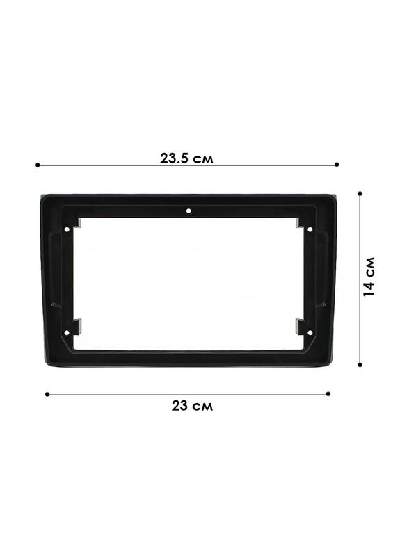 Переходная рамка 9" Audi A4 (B6) 2000-2006 A4 (B7) 2004-2009 Seat Exeo 2009-2013 (5920) Black 10 шт. Lesko (349730312)