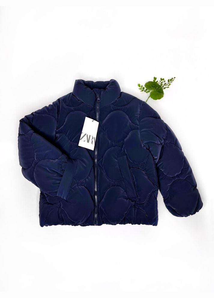 Черная демисезонная куртка 122 см черный артикул л774 Zara