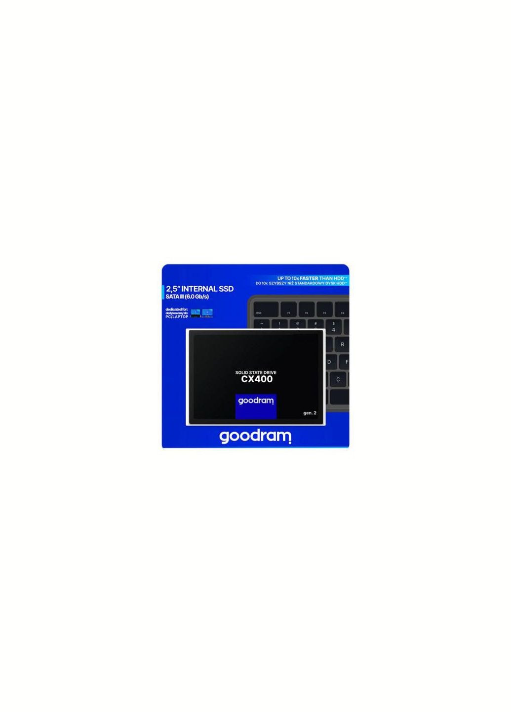 Накопитель SSD 2.5" 256GB (SSDPR-CX400-256-G2) Goodram 2.5" 256GB (366660100)
