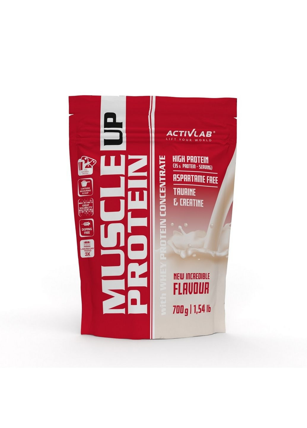 Протеїн Muscle Up Protein, 700 грам Полуниця ActivLab (293421929)