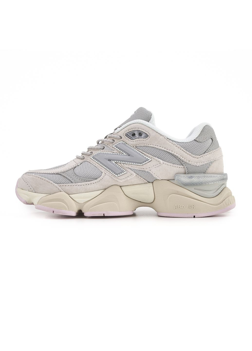 Рожеві Осінні кросівки чоловічі new balance 9060 grey beige pink нью беланс 9060 No Brand