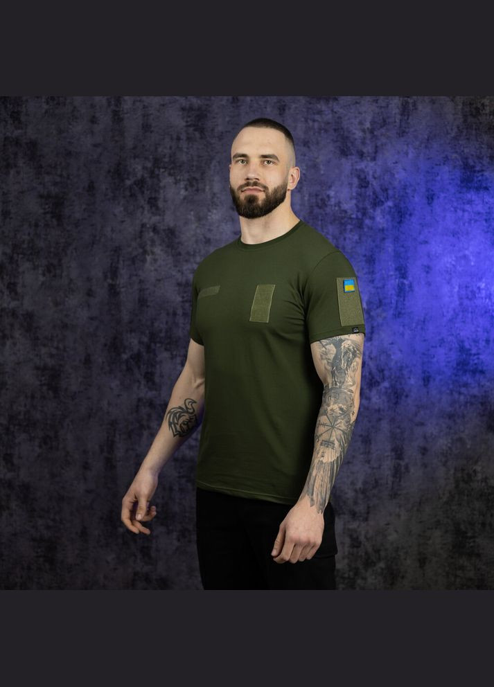 Хаки (оливковая) футболка peremoga военная хаки Pobedov