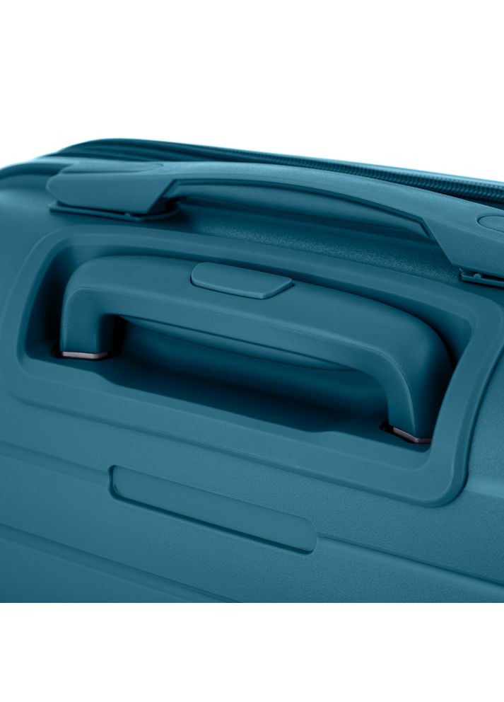 Валіза, Aero, поліпропілен, мала, 35/44 л, TSA, 4 колеса, EXP, синій 2E (370618060)