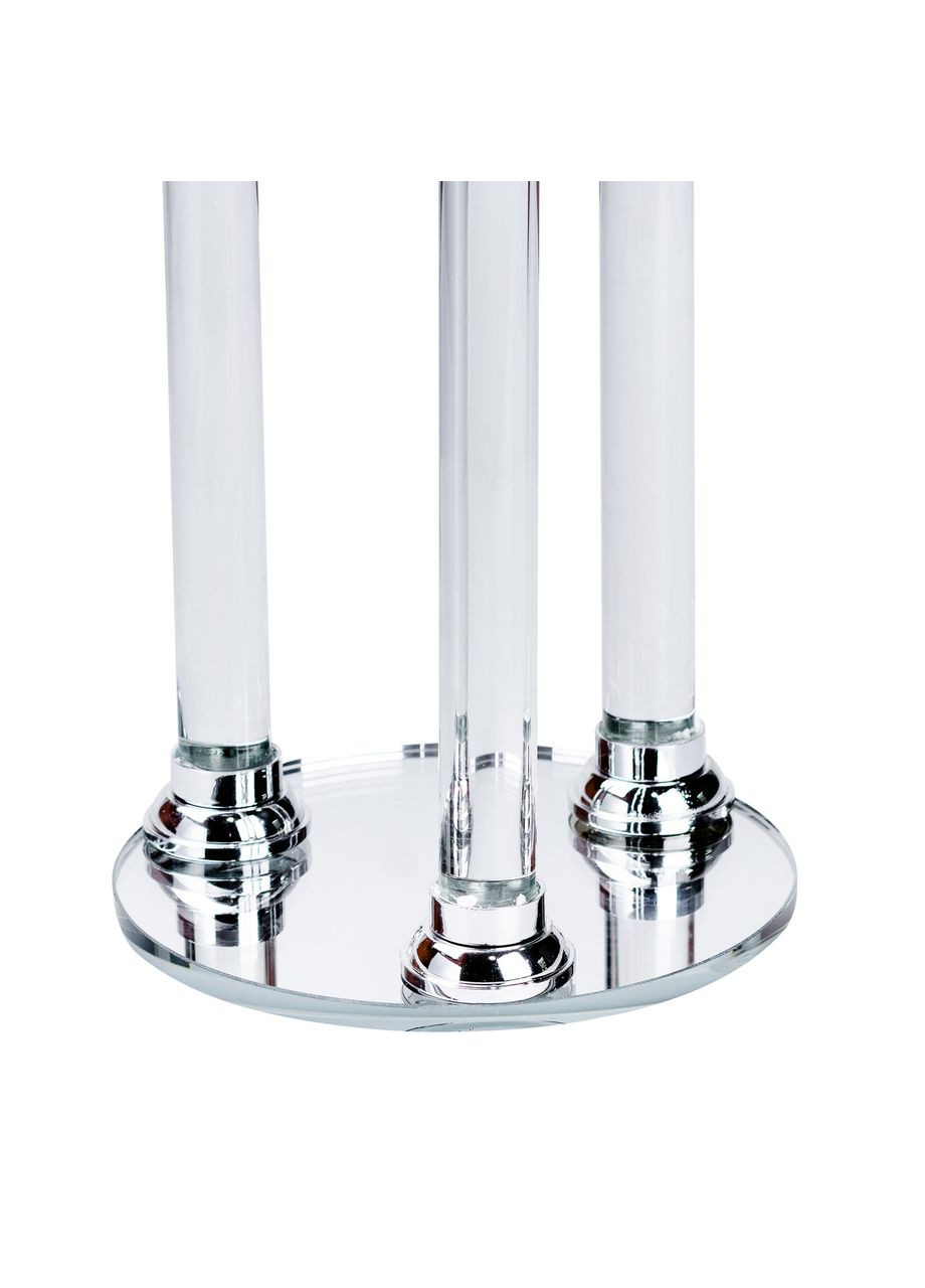 Подсвечник на 3 свечи стеклянный 36.5/47.0/56.5 см TS Kitchen (360456857)
