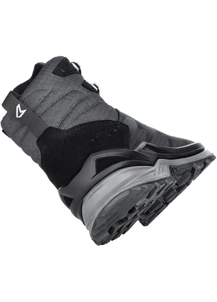 Цветные осенние ботинки ferrox gtx mid черный-серый Lowa