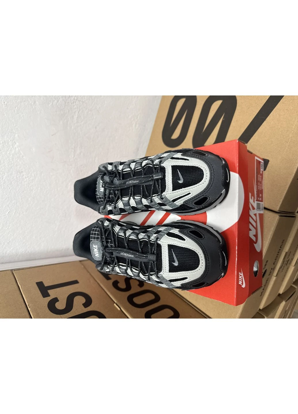 Черные демисезонные кроссовки мужские nike p-6000 black grey найк п-6000 черные No Brand