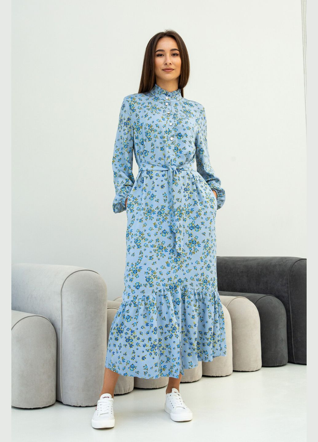 Блакитна кежуал, святковий, ділова сукня ри мари мерід су 1322 RiMari