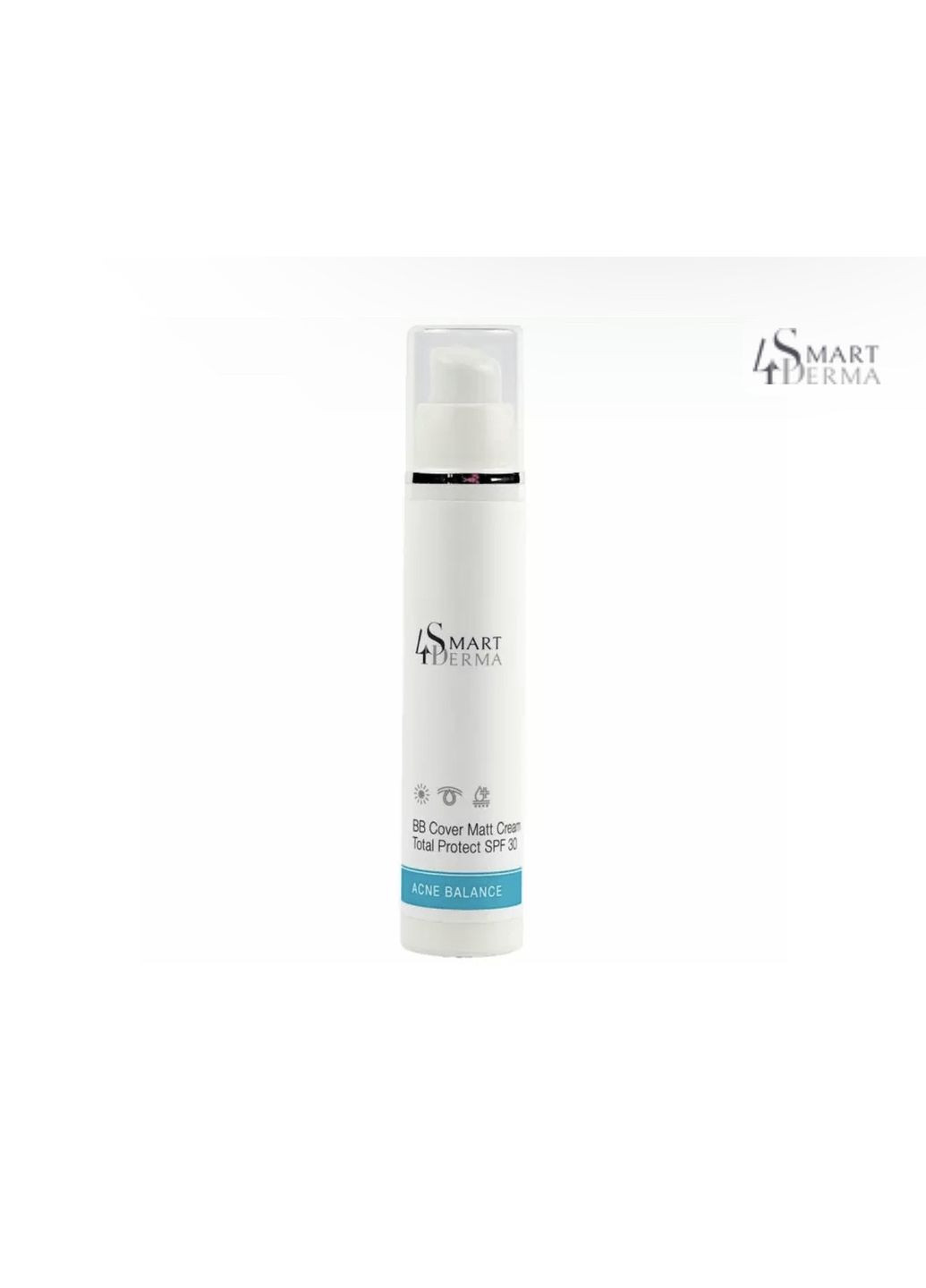 ВВ-крем матучий SPF 30 BB COVER MATT CREAM TOTAL PROTECT SPF 30 Smart4Derma (341330329)