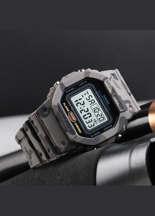 1628CMGY Camo gray Skmei (372943247)