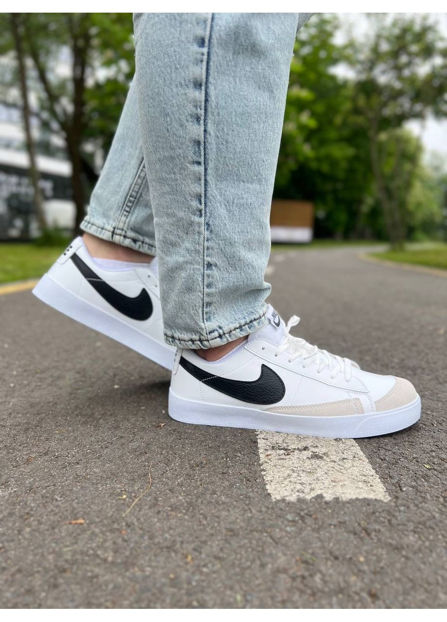 Білі Осінні кросівки чоловічі nike blazer low vintage white найк блейзер No Brand