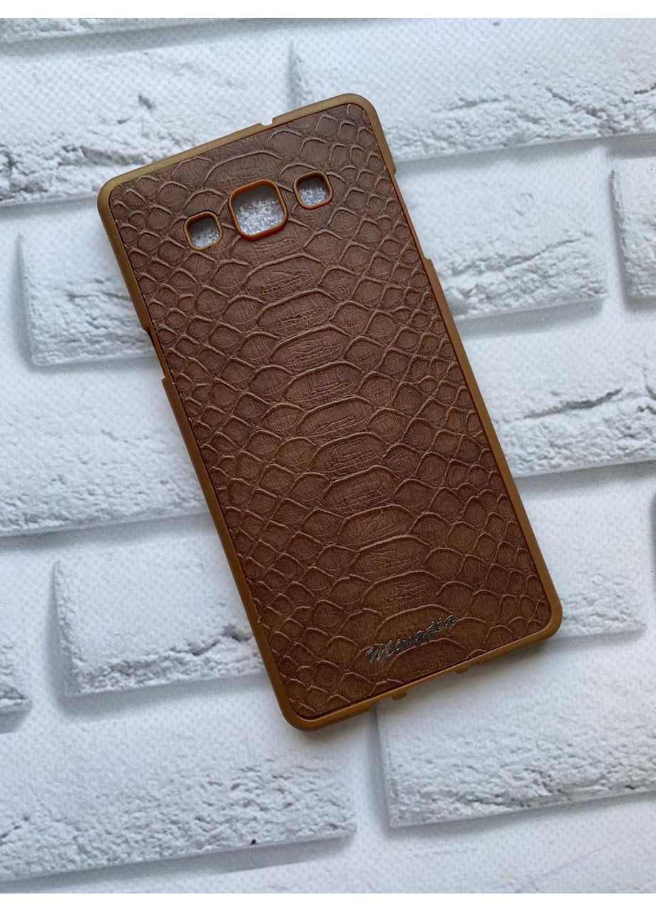 Силиконовый чехол с тиснением для SAMSUNG Galaxy A7 Чешуя. Creative (359489992)