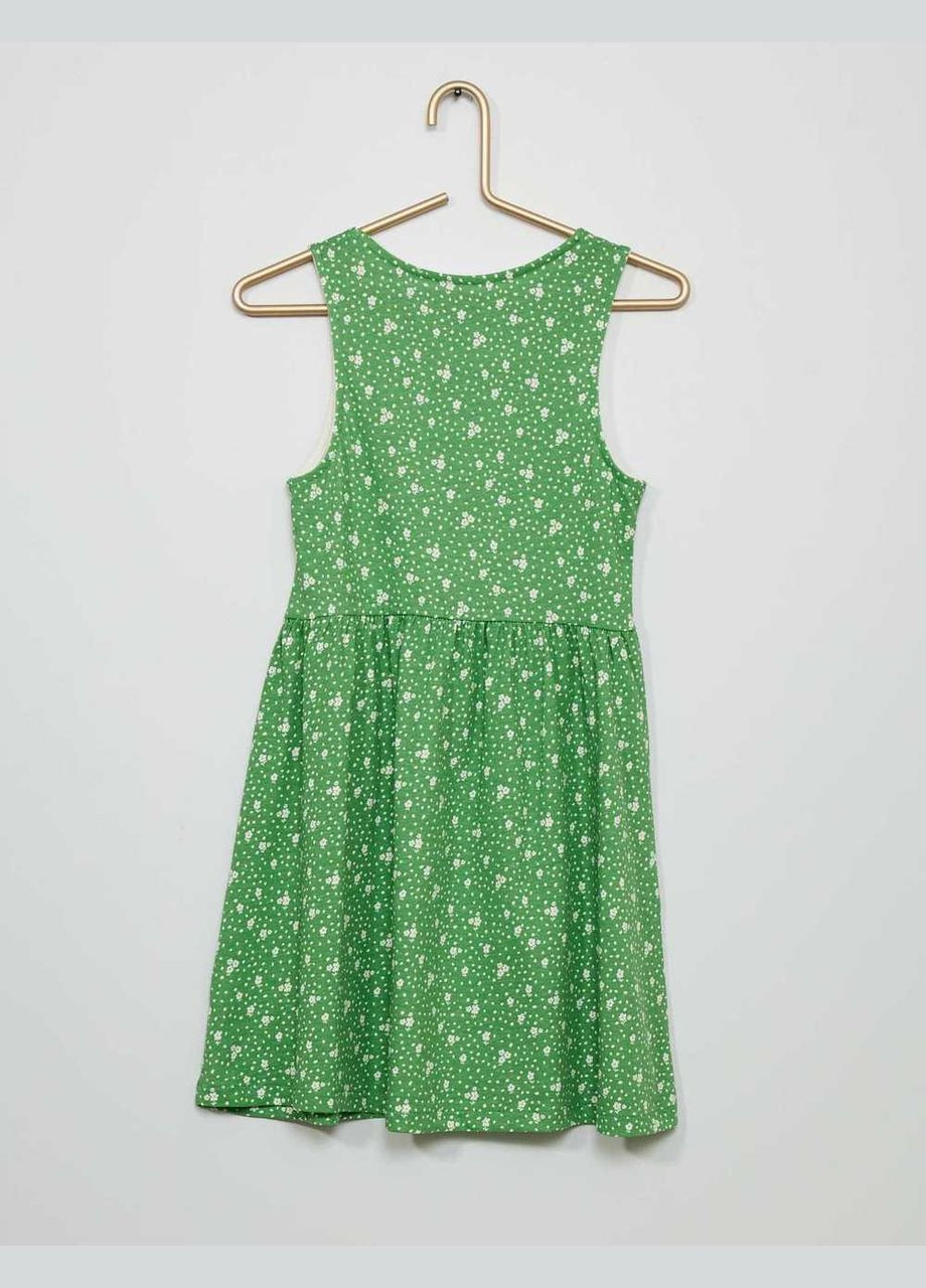 Зелёное платье лето,зеленый в узоры, Kiabi (291164781)