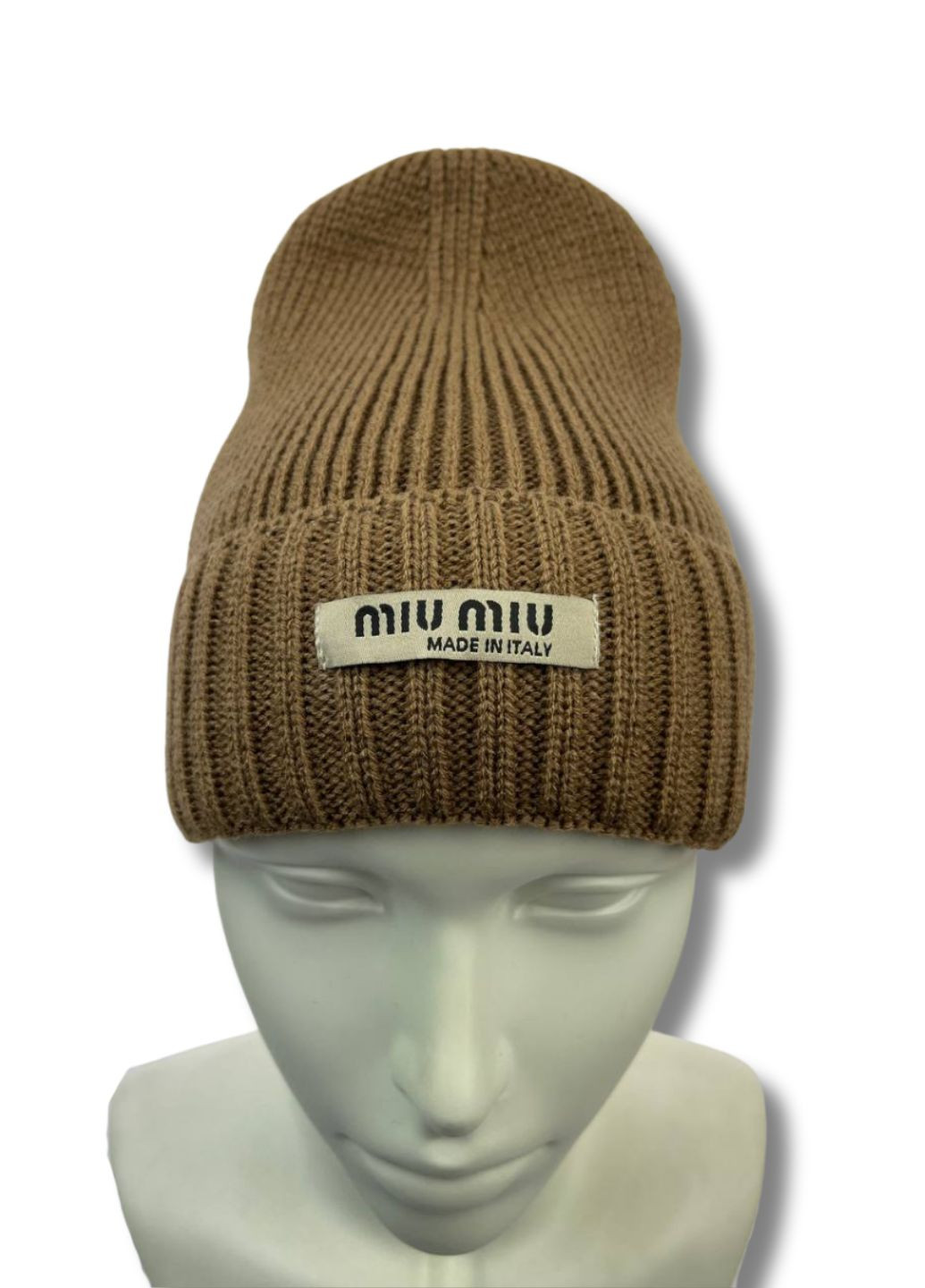 Жіноча зимова шапка на флісі - МіуМіу / MiuMiu No Brand Шапка жіноча (364103398)