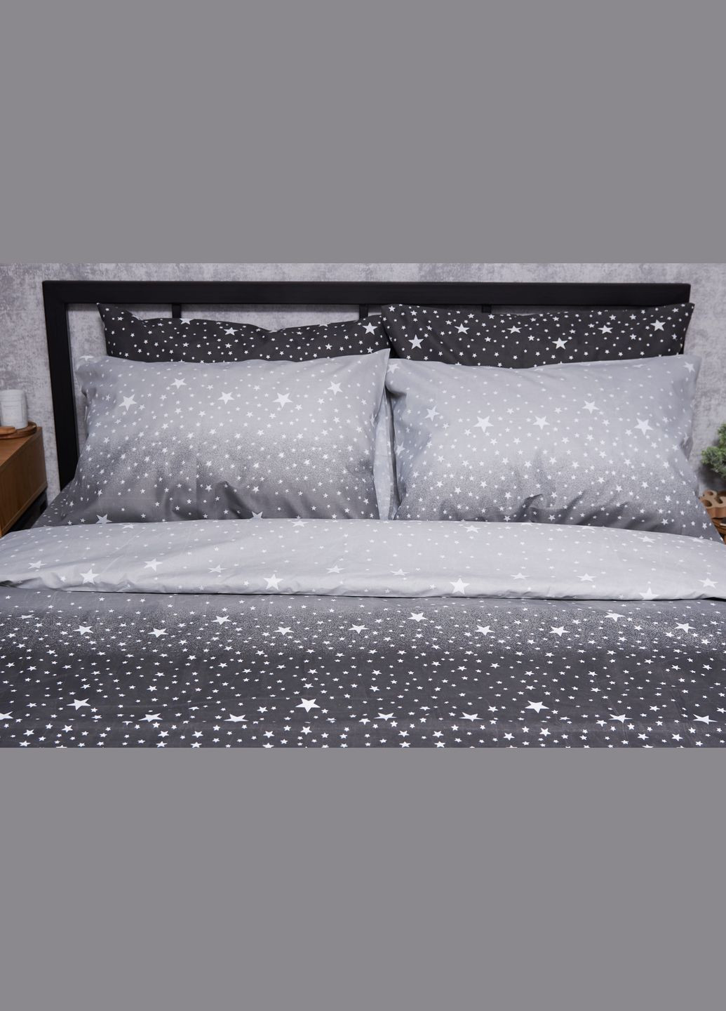 Комплект постельного белья Микросатин Premium «» семейный 160х220х2 наволочки 4х50х70 (MS-820005143) Moon&Star starry night (293147832)