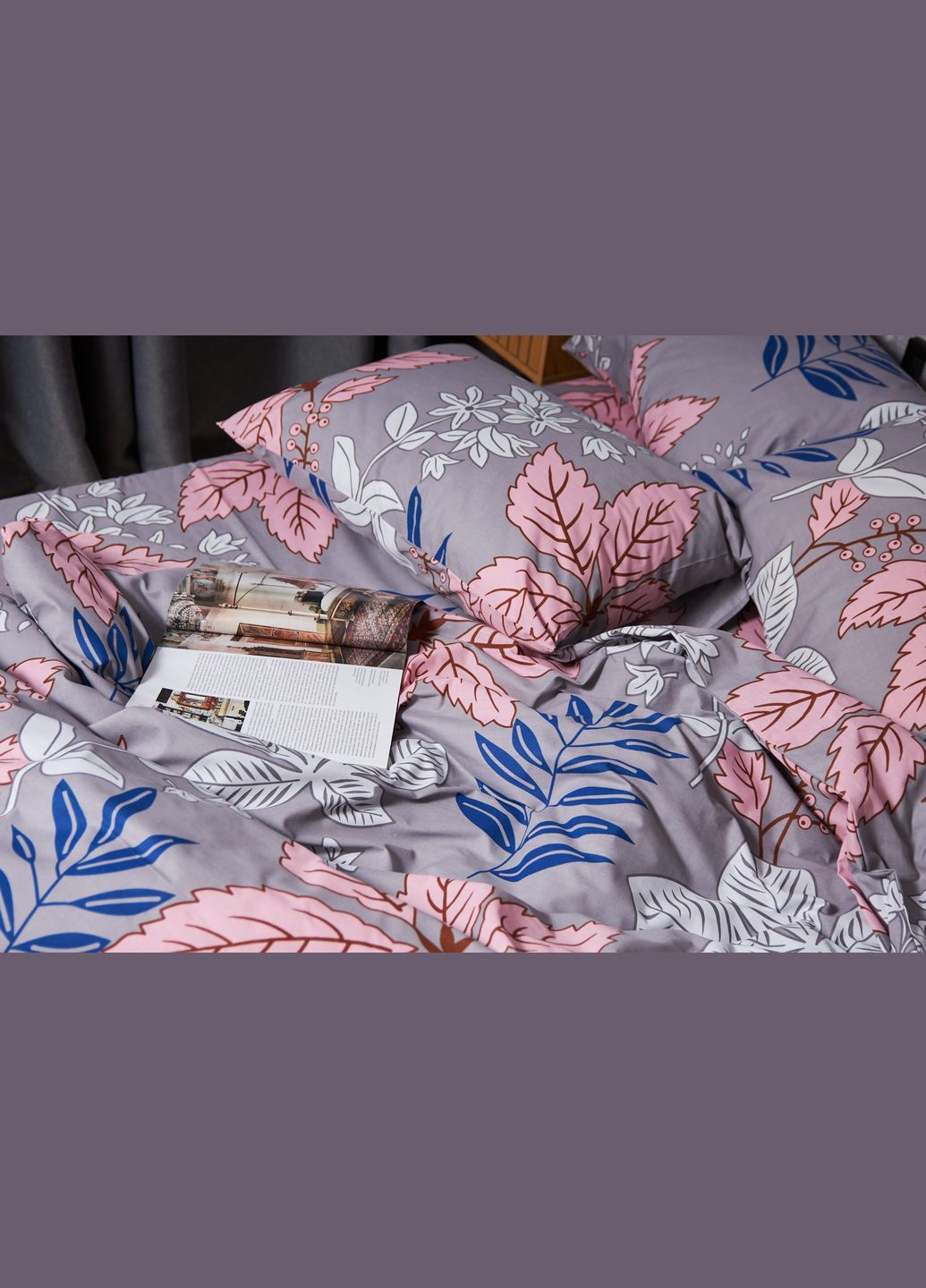 Комплект постельного белья Бязь Gold Люкс евро 200х220 наволочки 2х40х60 (MS-820003020) Moon&Star Fossil (288536017)