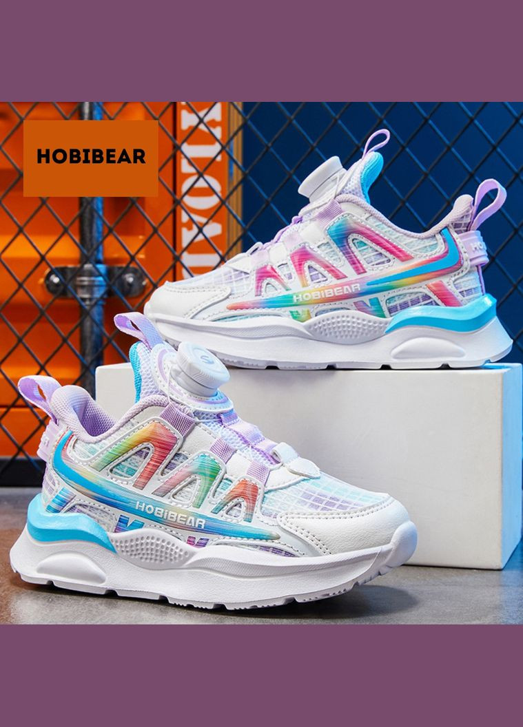 Розовые всесезон кроссовки детские текстильные hobibear ( ) (17735) Qoopixie