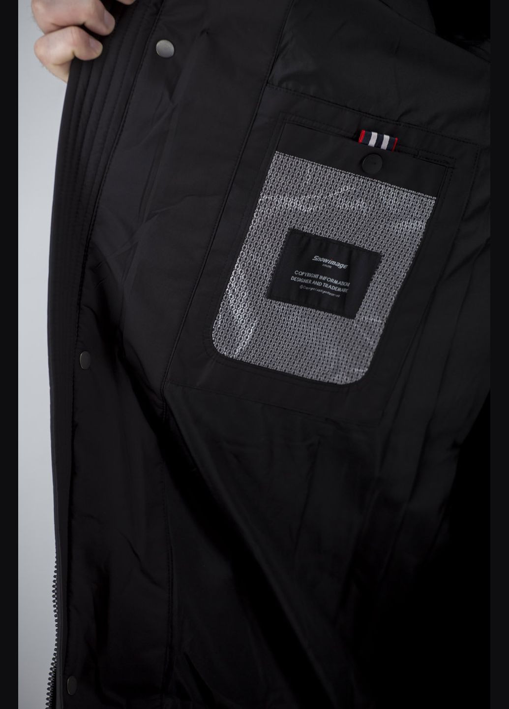 Оливковая (хаки) зимняя мужской пуховик (хаки, ), 40380 Snow Image