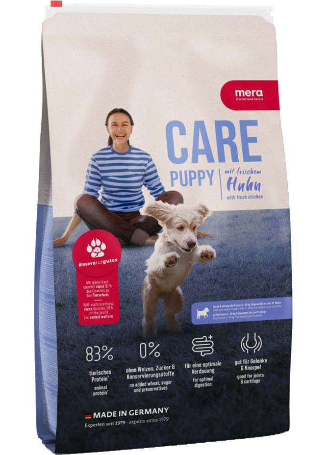 Сухой корм для щенков Care Puppy Chicken с курицей 10 кг (4025877623455) Mera (300288753)