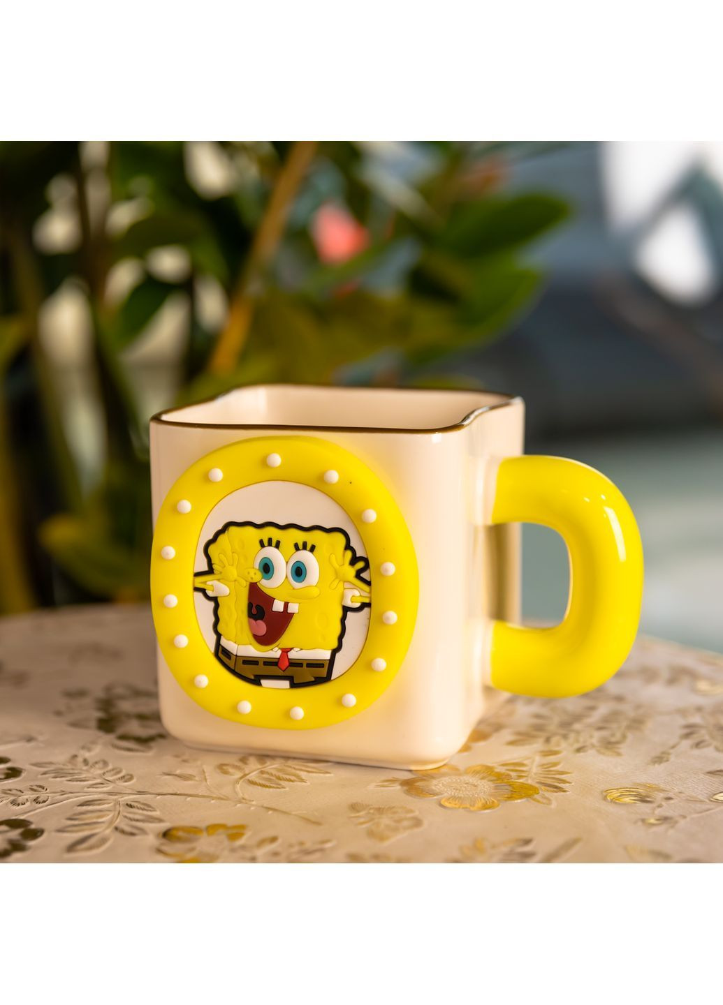Чашка фарфоровая Губка Боб 500 мл FM-12Y No Brand (368641490)