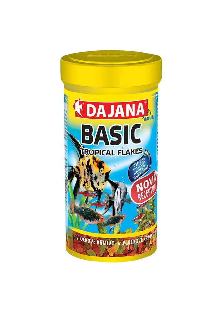 DAJANA TROPICA BASIC Комплексний корм в пластівцях для всіх видів акваріумних риб 500 мл/100 г DP000C(5073) Dajana Pet (278309415)