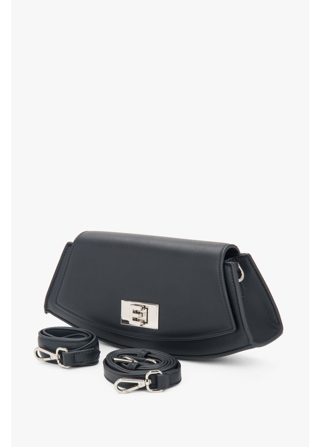 Міні-бег, колір чорний Ermanno Firenze (353828161)