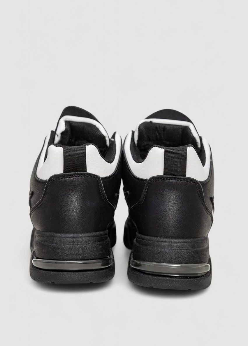 Кроссовки женские на меху,, 243R106-1 Ager чёрно-белые всесезоны (313291890)