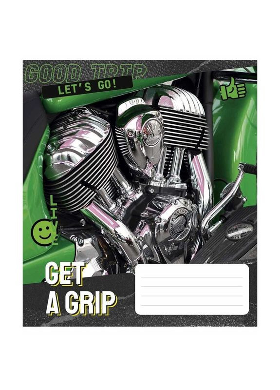 Тетрадь общая "Get a grip" 048-3304L-5 в линию, 48 листов Школярик (336037229)