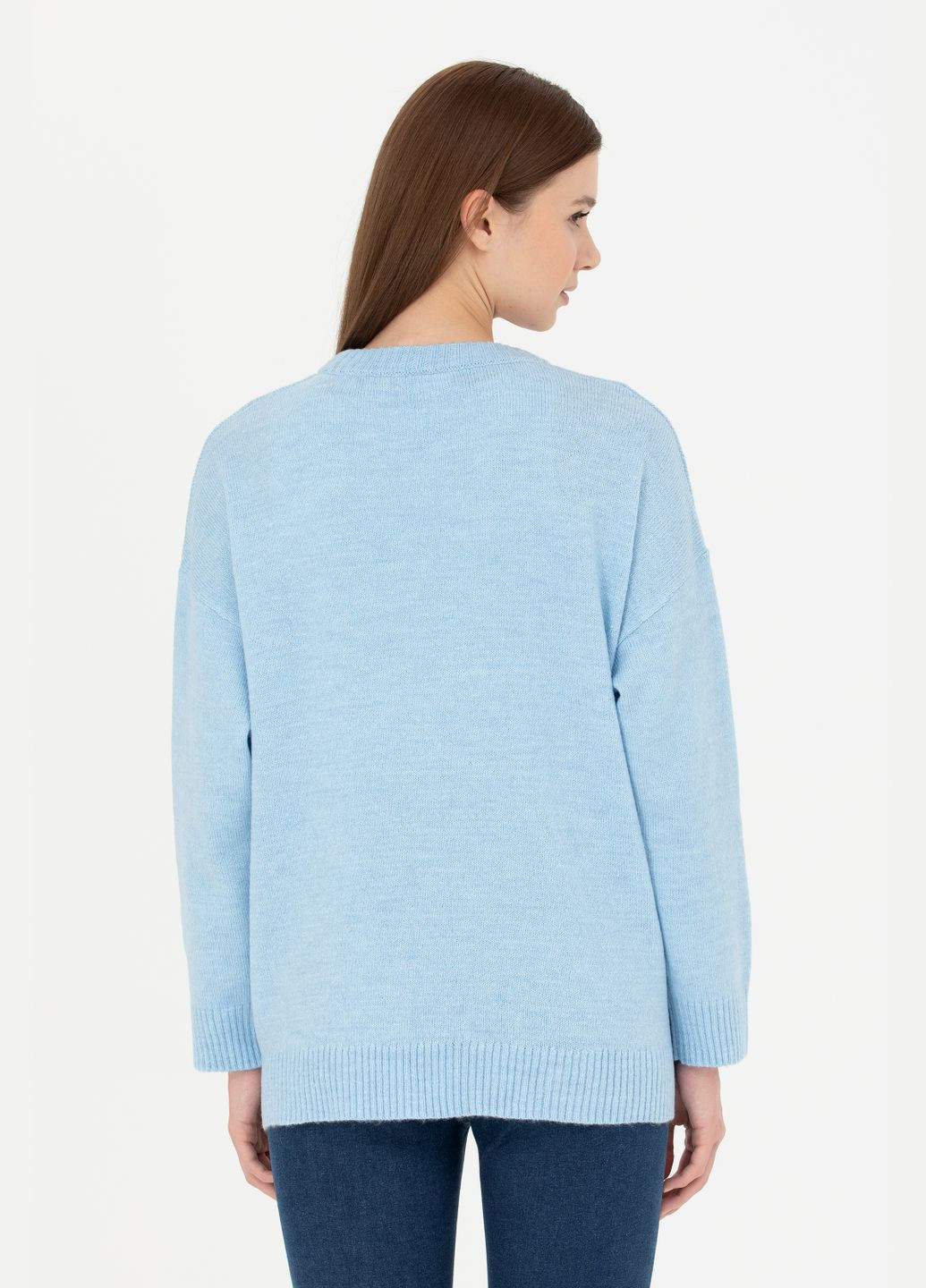 Синій светр u.s. polo assn. жіночий U.S. Polo Assn.