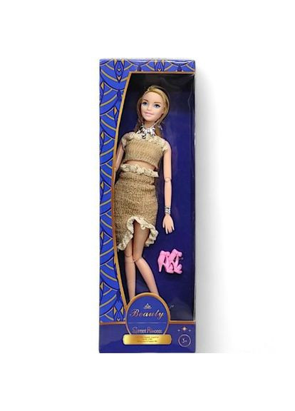 Кукла Sweet Princess MIC с подвижными конечностями для девочек с длинными волосами и стильной одеждой ProDobro (370050597)