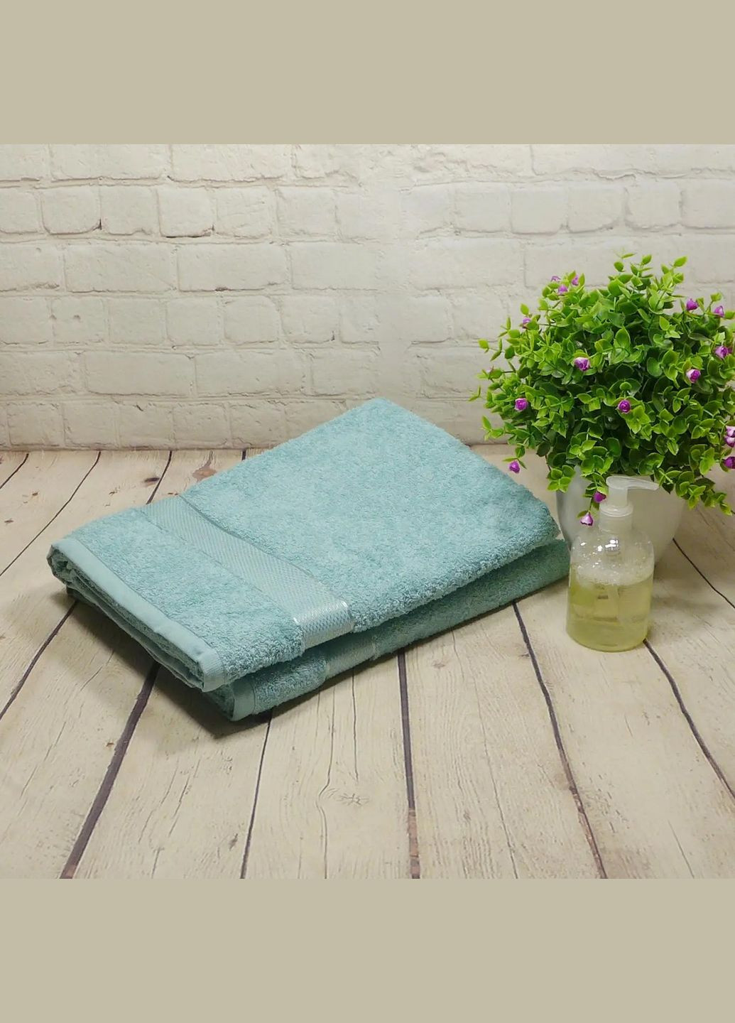 Aisha Home Textile рушник махровий aisha — бірюзовий 100*150 (400 г/м²) бірюзовий виробництво -