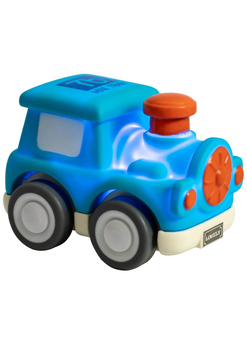 Игрушка Мини-транспорт Паровозик, синий (8604_синий паровозик) Baby Team 8604_синій паровозик (362617229)