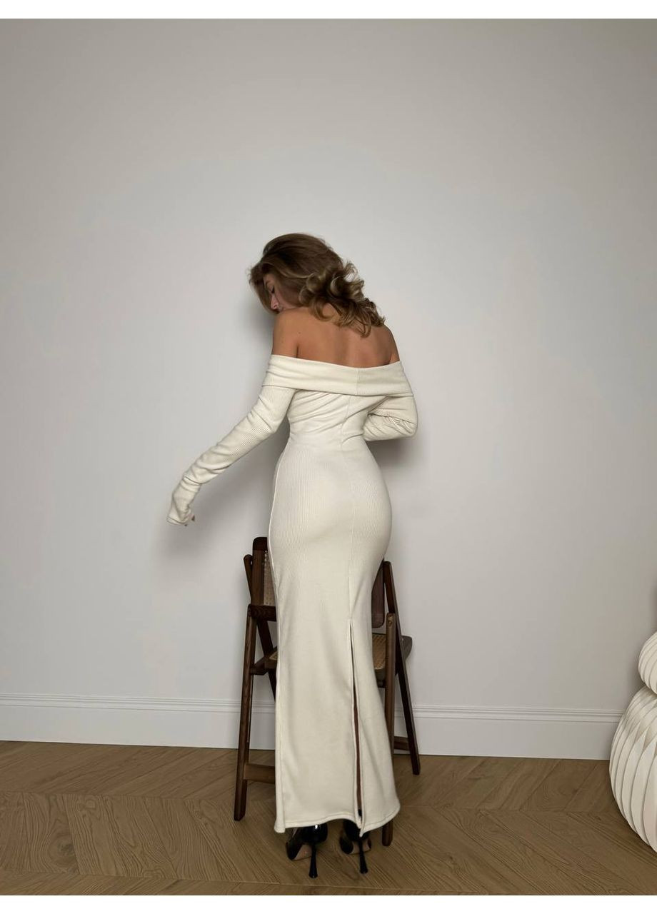 Молочна кежуал сукня N.Family однотонна