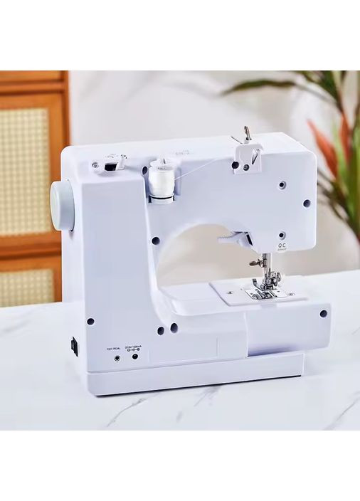 Портативна швейна машинка з подвійним просуванням електрична машинка для шиття з 12 типами рядків з підсвічуванням (SM296) No Brand (361161974)