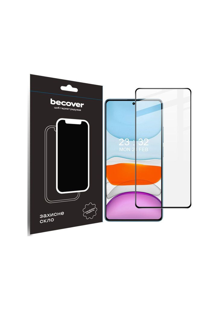 Стекло защитное (m342760) BeCover Xiaomi Redmi Note 13 Black (367063457)