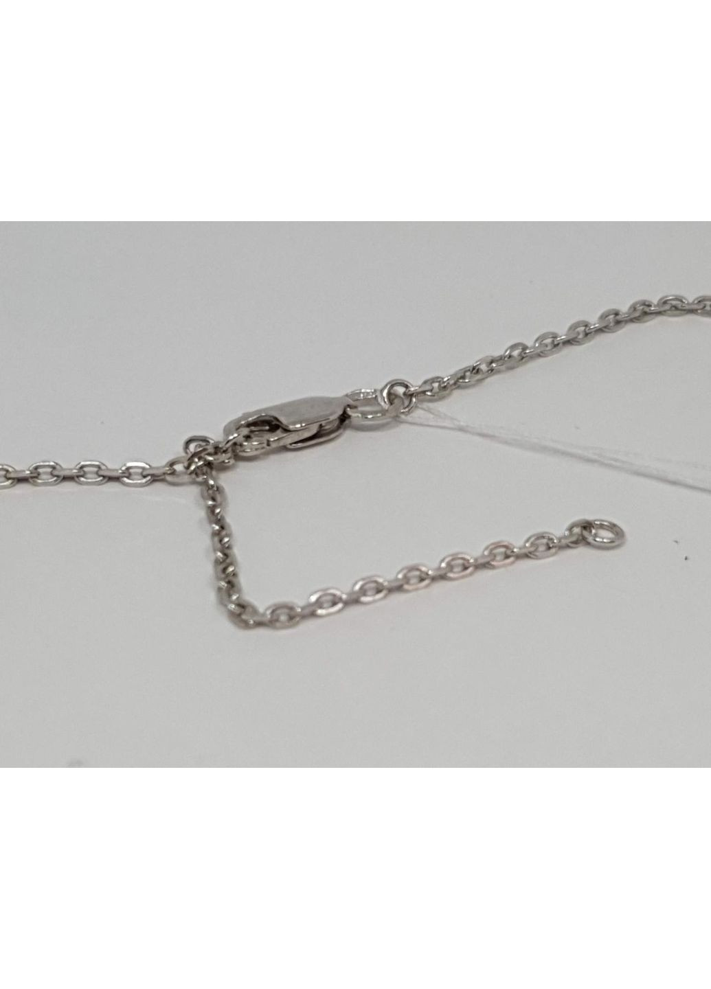 Срібне кольє з фіанітами. 6040Р 45 Лазурит (370160403)