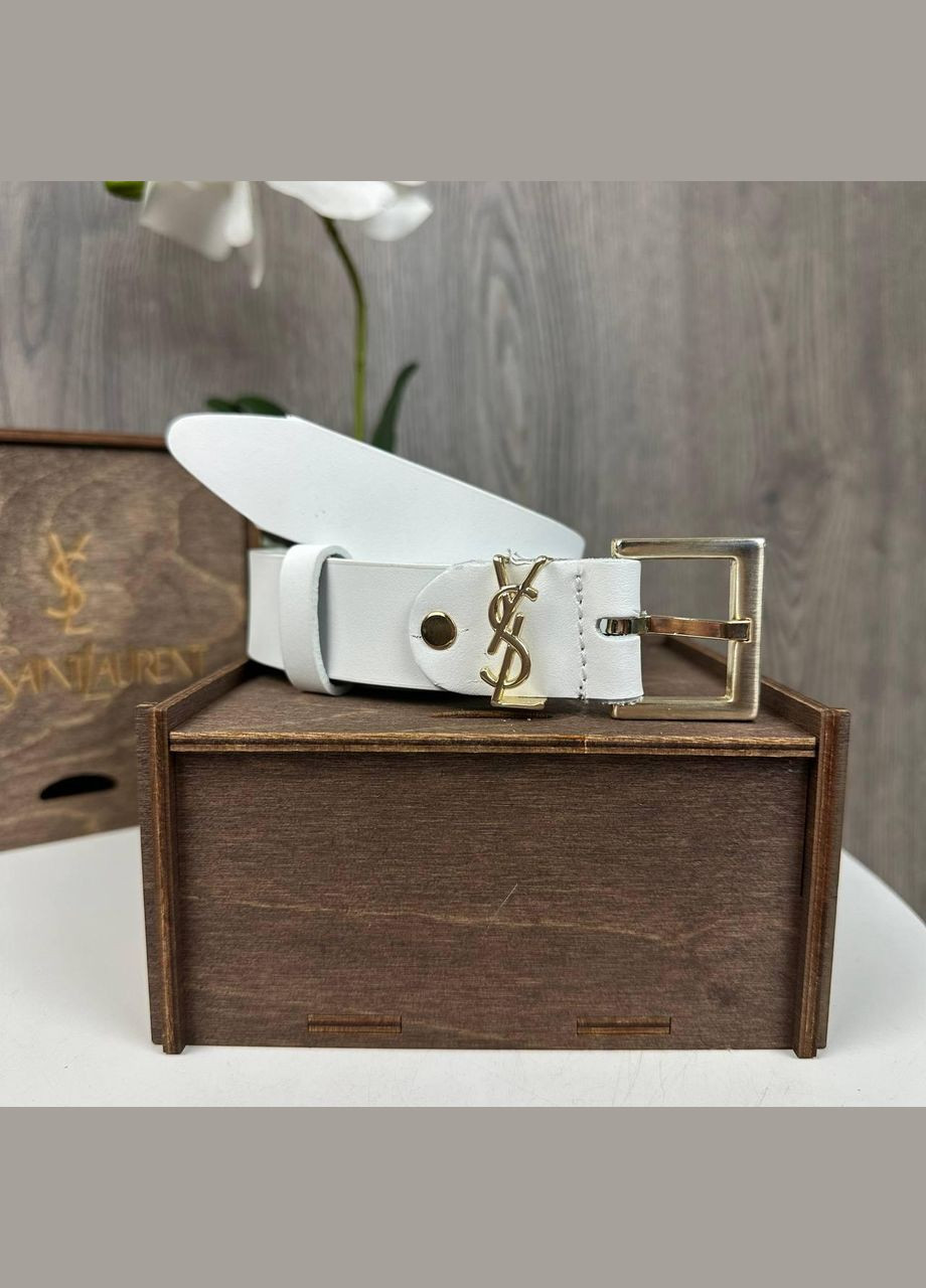 Шкіряний жіночий пояс поясний Чорний No Brand (301873577)