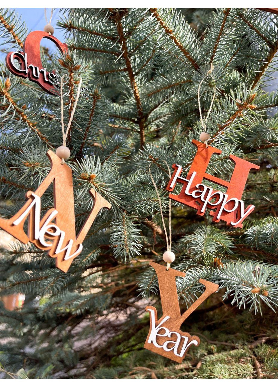 Ялинкова прикраса - ініціал з іменем WittleWood (369729961)