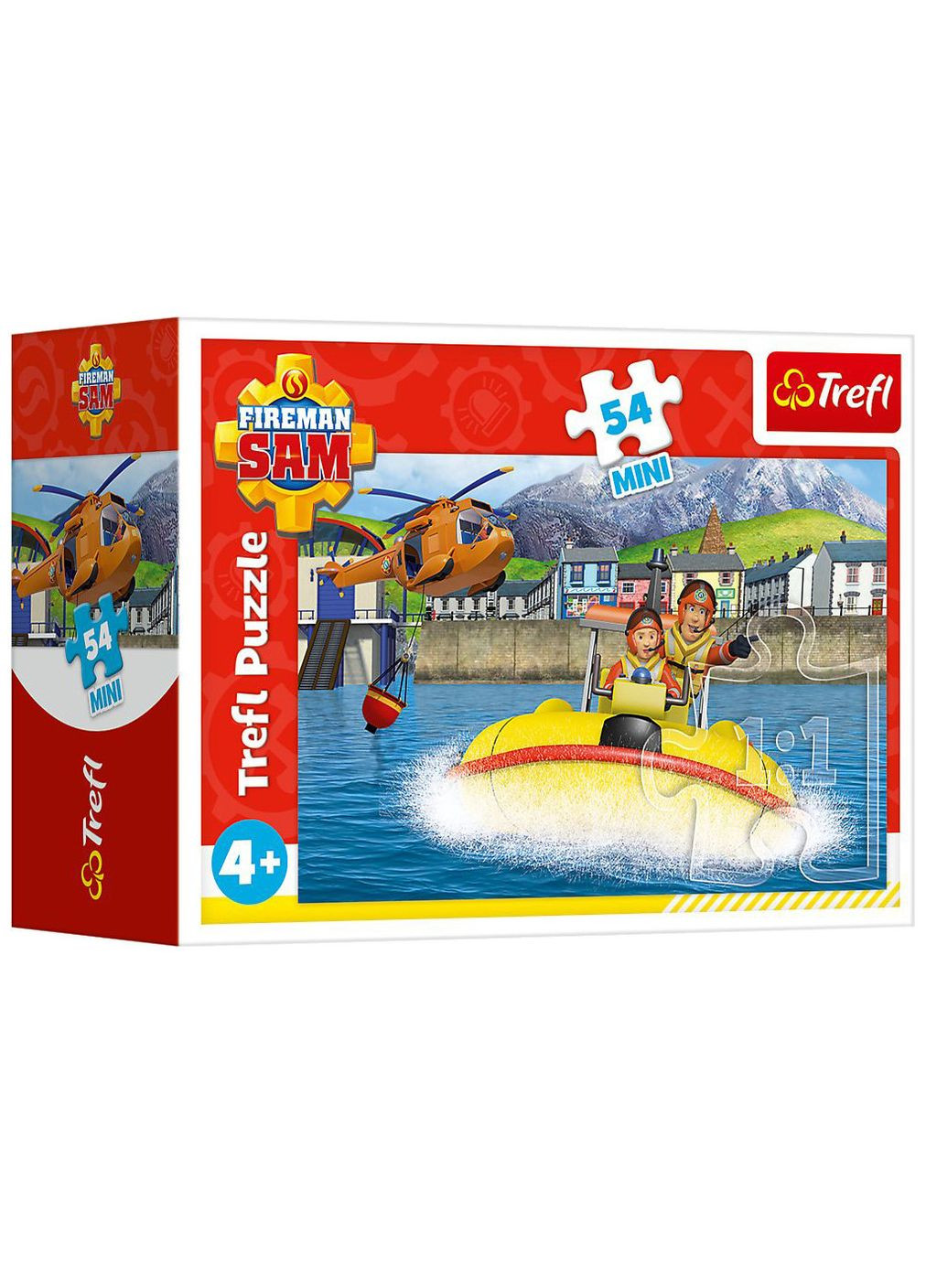 Пазл 54 ел. (Польша) / Пожарный Сэм на пляже (19762) Trefl (342415748)