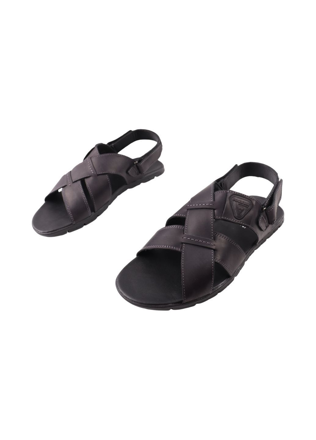 Сандалі чоловічі чорні натуральна шкіра Maxus Shoes 144-24LBC (296568901)