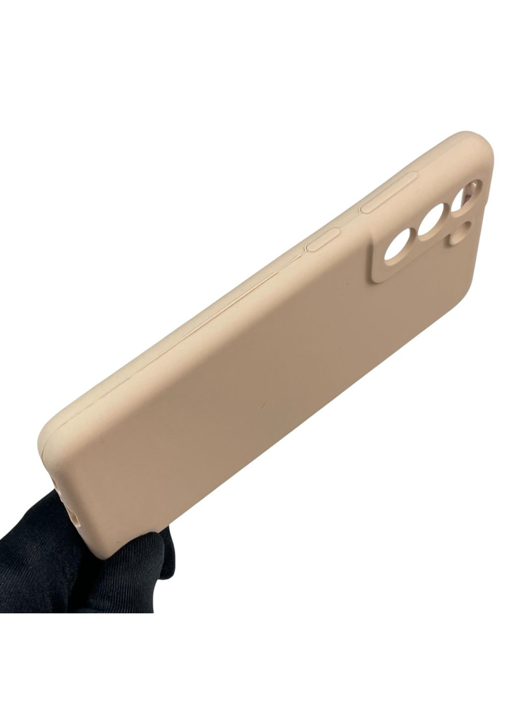 Чехол для Galaxy S21 FE (SM-G990B) силиконовый с микрофиброй нескользящий на самсунг с21 фе пудровый Samsung (366388352)