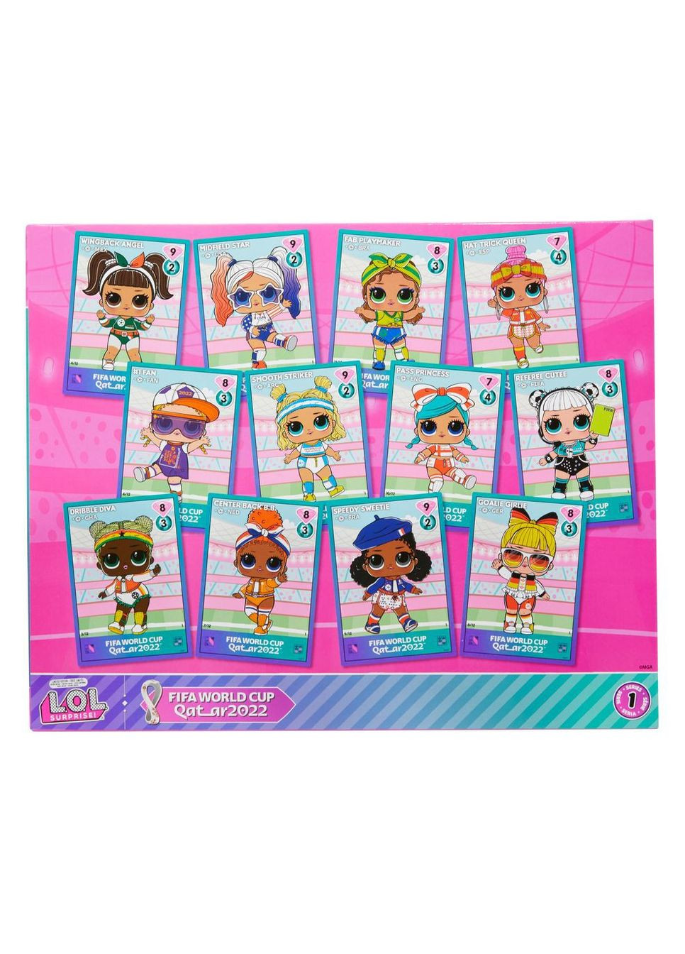 Игровой набор Lol Surprise X FIFA World Cup Qatar 2022 all star sports color change L.O.L. Surprise! (323480804)