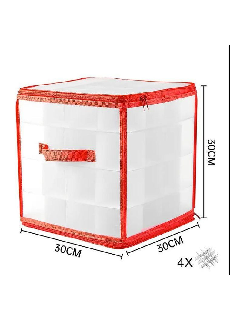 Органайзер для новогодних игрушек (до 7,5 см) 64 ячейки No Brand (342099225)